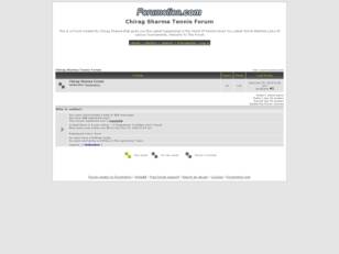 Chirag Sharma Tennis Forum